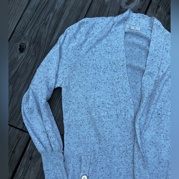 Peyton primrose grey large speckled cardigan - Picture 5 of 9